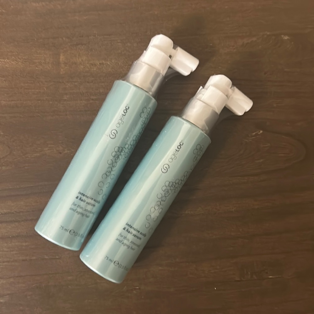 2 x Nuskin Nu Skin Ageloc Intensive Scalp & Hair Serum (2.5oz) Sealed 2nd post